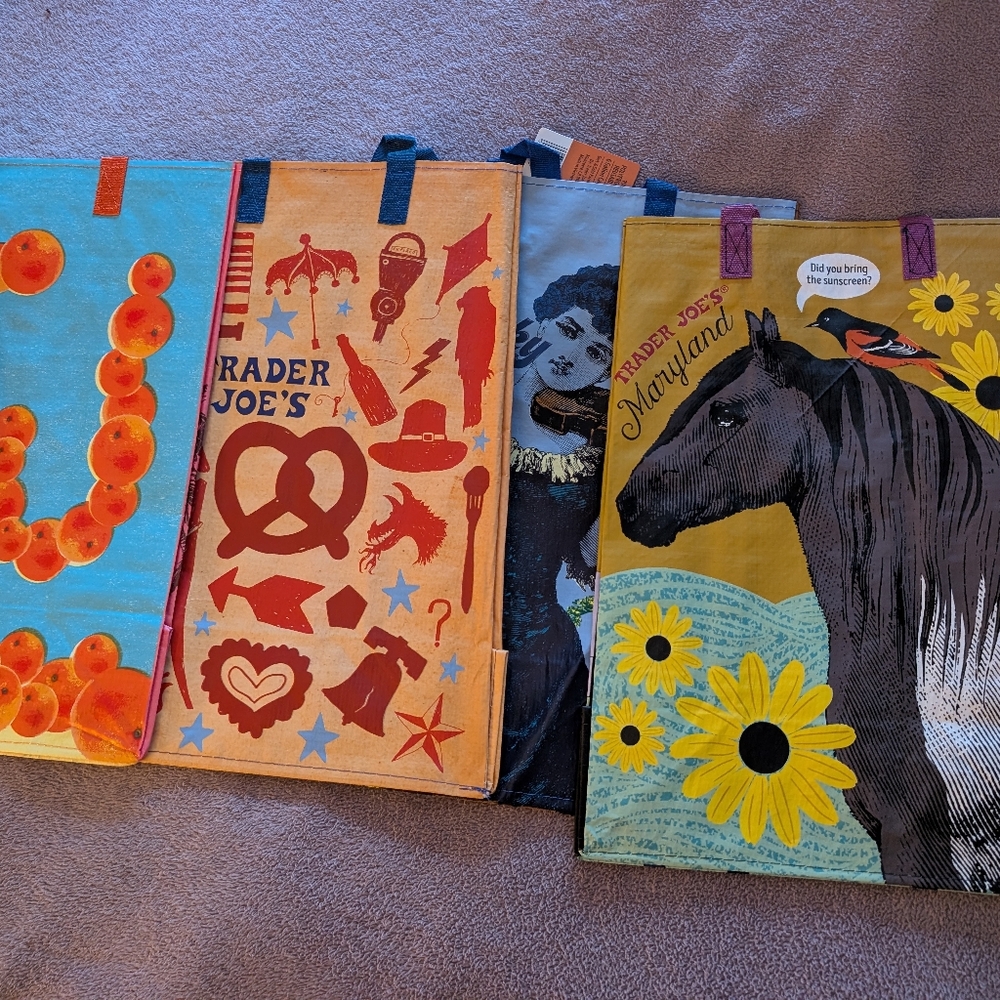 6 Trader Joe's Tote Bags